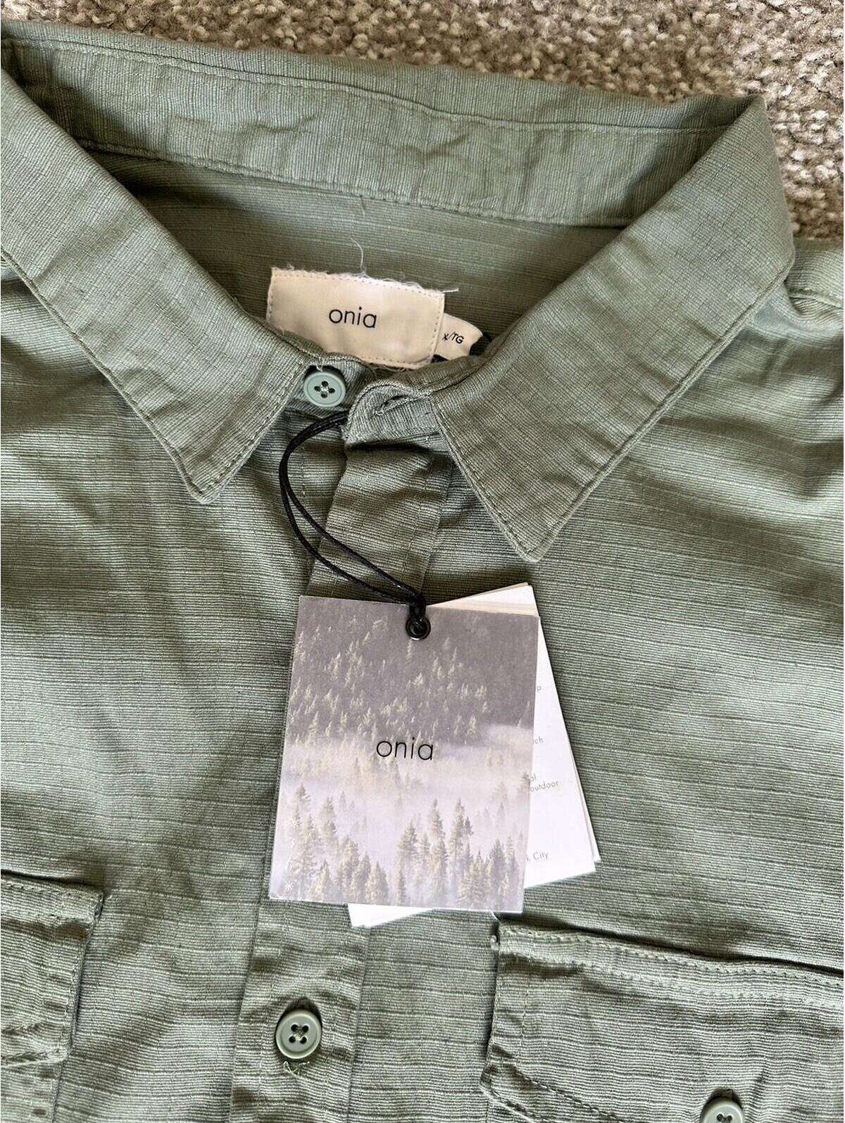 Onia Men's All Terrain Ripstop Over Shirt Small Sea Moss Hiking Outdoor Size Xl — image 5 of 7